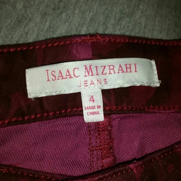 Isaac Mizrahi Flower Jeans, NWOT - Picture 5 of 7